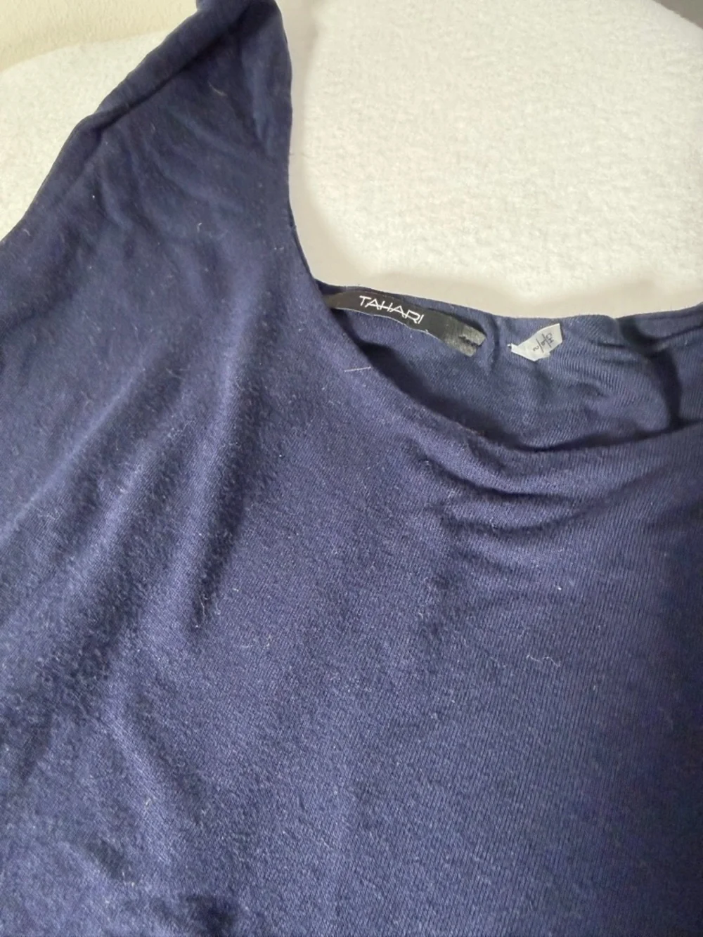 Tahari Navy Blue Maxi Dress - Picture 2 of 5